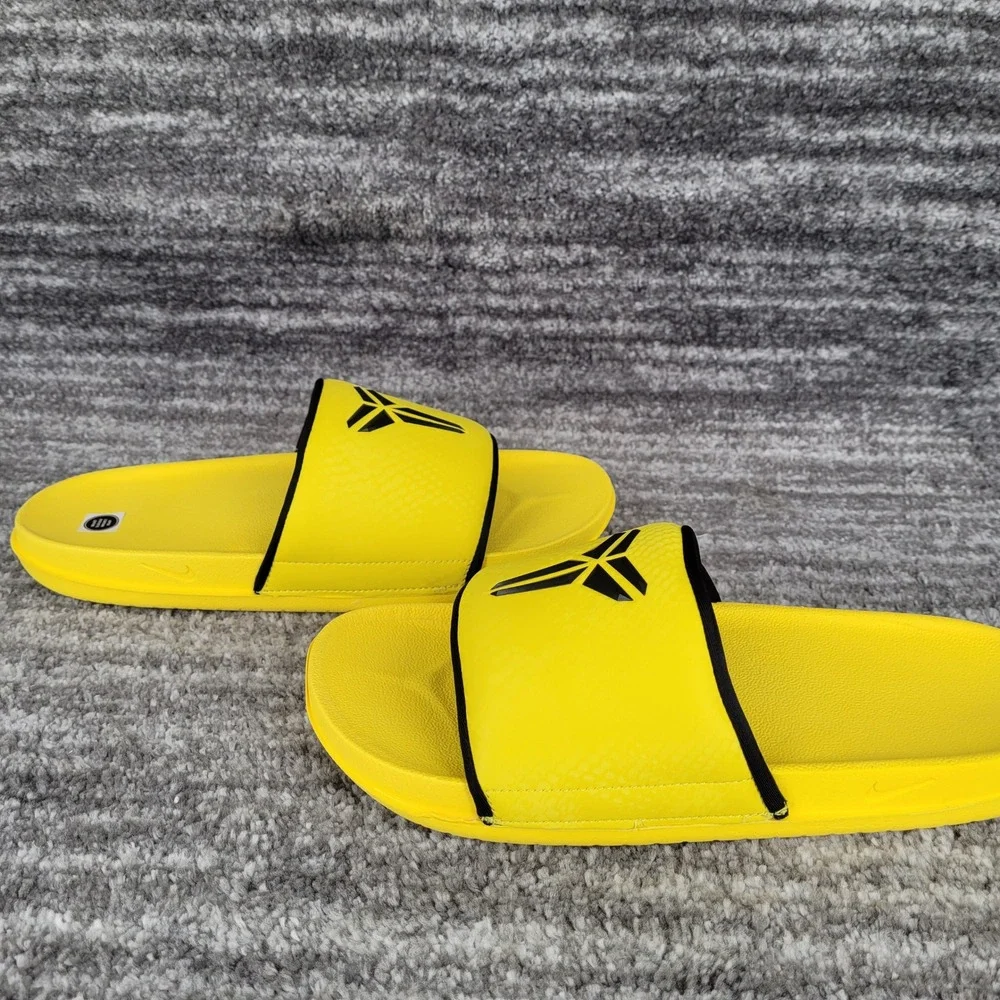 Nike Kobe Offcourt Slide Mamba Mentality Yellow Black Men‎ 11 New